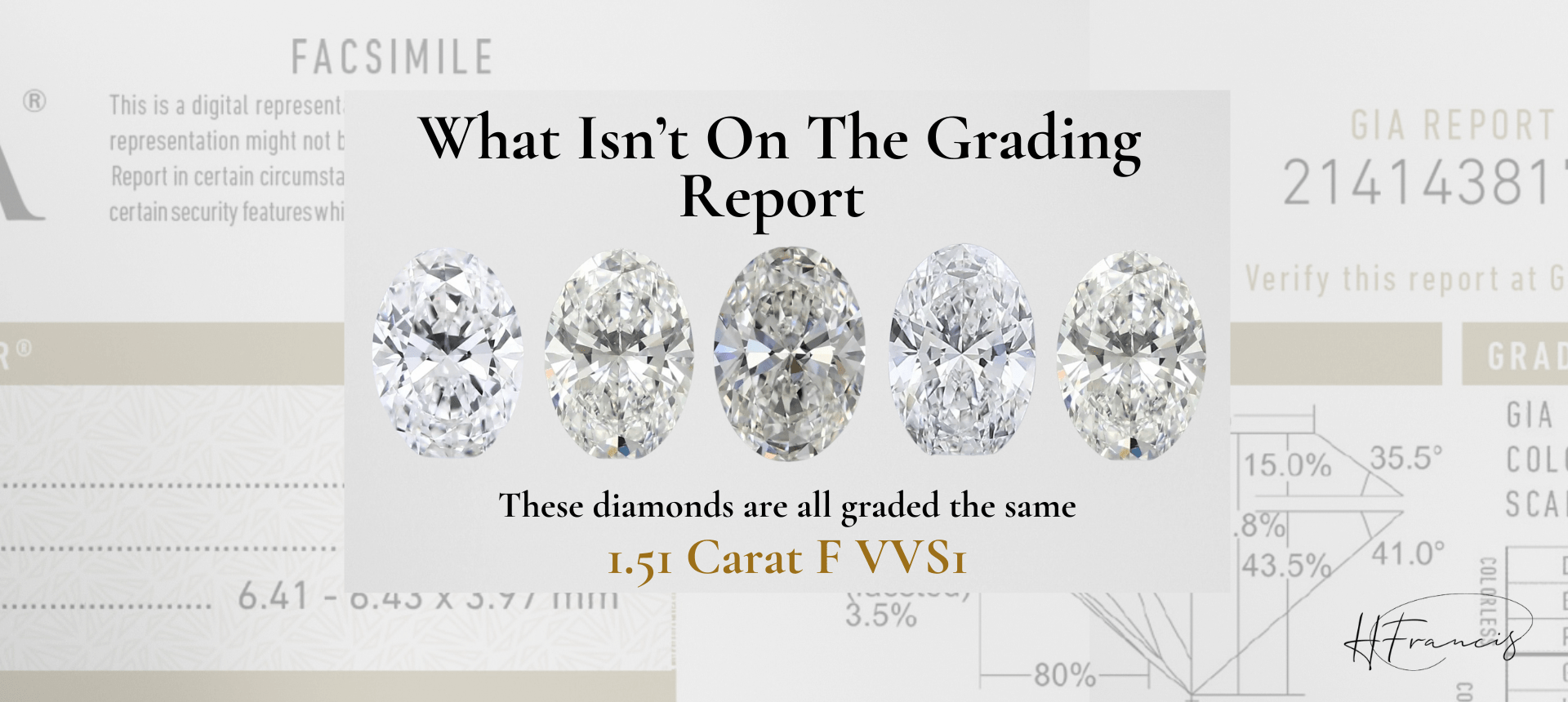 What isn’t graded for - Limits of diamond grading