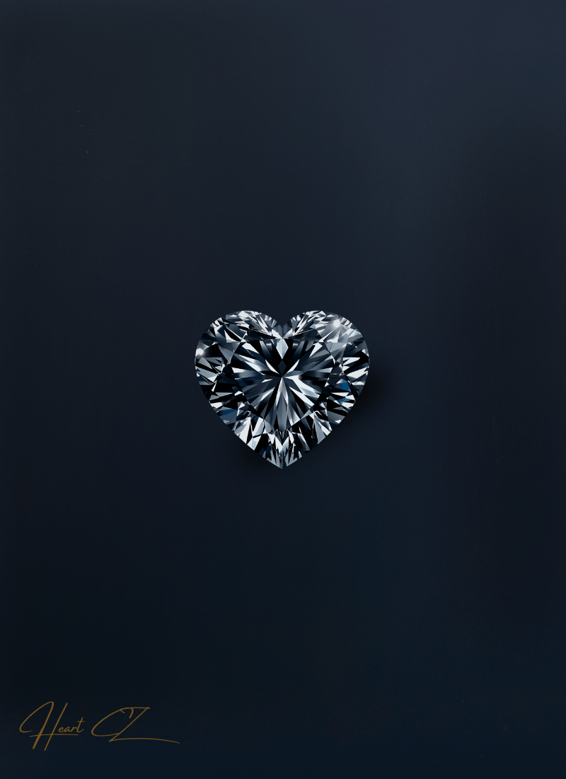Heart-CZ-stone