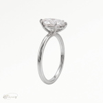 Marquise classic solitaire engagement ring in Platinum 