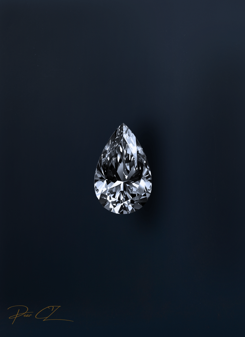 Pear-Cubic-Zirconia-stone