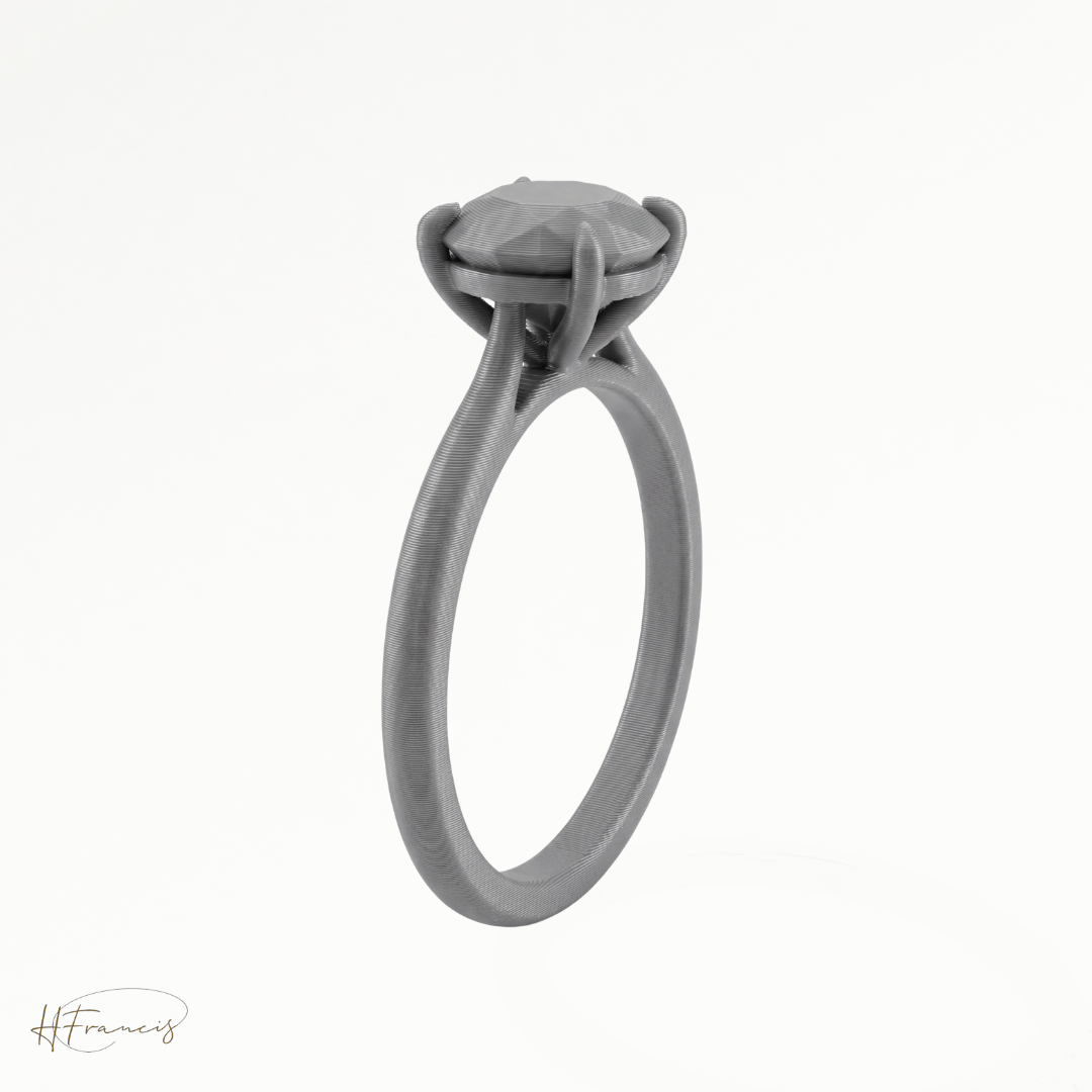 Cathedral Solitaire Try-On Ring