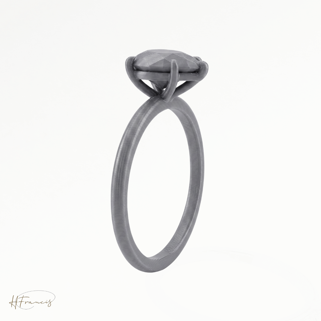 Classic Solitaire Try-On Ring