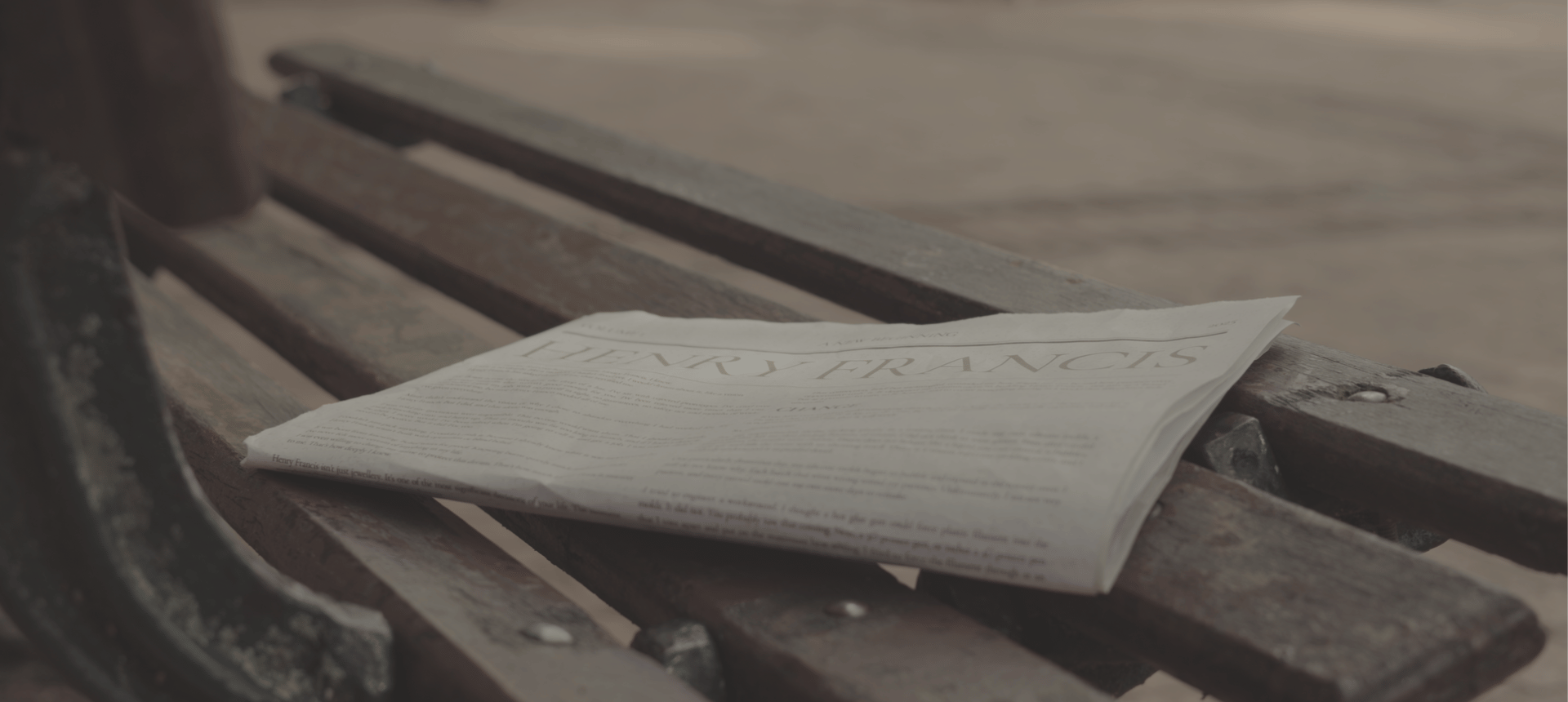 Henry Francis Newspaper